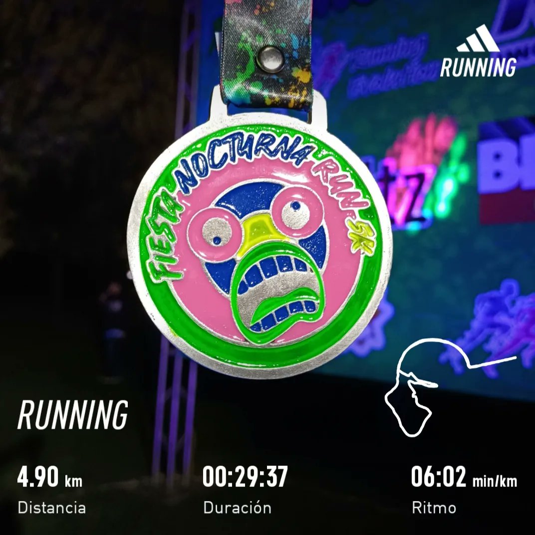 juliobikerun555's tweet photo. En lo run se sigue de fiesta 🎉 en fiesta 🤣🎊🎉 después de la semana pasada sigue esto y ahora #5K en la #FiestaNocturnaRun 🎉🎊🌜🏃💨 #Runners #RunningEvolution . #YoElegiCorrer @ManicomioRunner @ComuniRunners @SumandoKMx #ConLaMetaEnLaMente @MeEncantaCorrer #AquiYaSeCorrio https://t.co/BU0F23xXT1