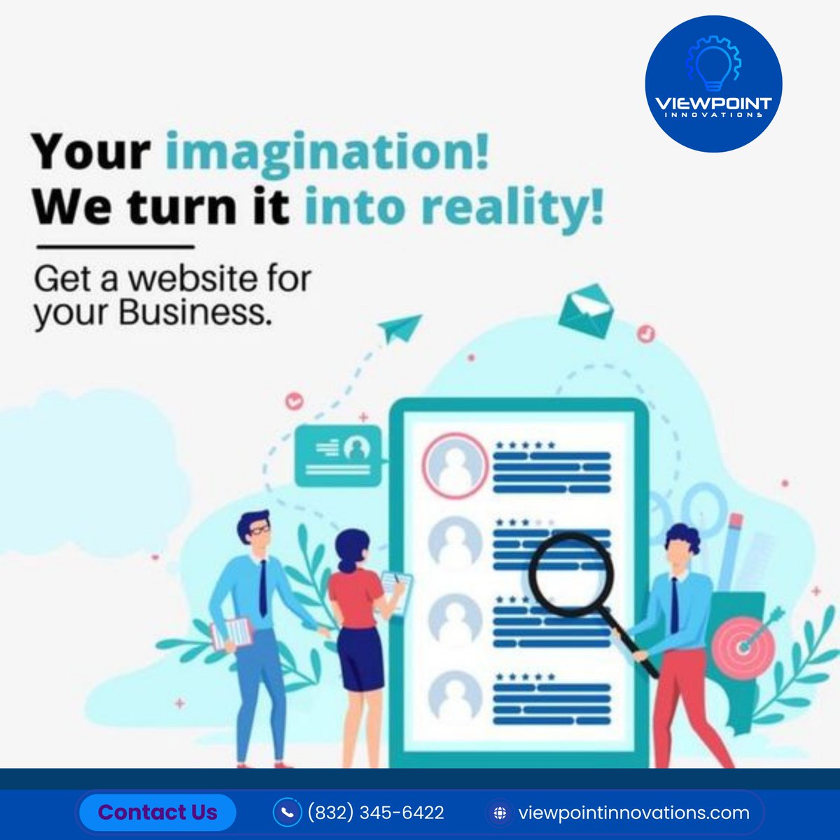 Your Website, Your Rules - Custom Web Solutions for Every Need. 
-
-
-
Visit our website
viewpointinnovations.com
#WebDesign #WebDevelopment #ResponsiveDesign #WebsiteCreation #WebsiteDevelopment #SearchEngineFriendly #SEOOptimized #KeywordRanking #BoostSales #AffordableDesign