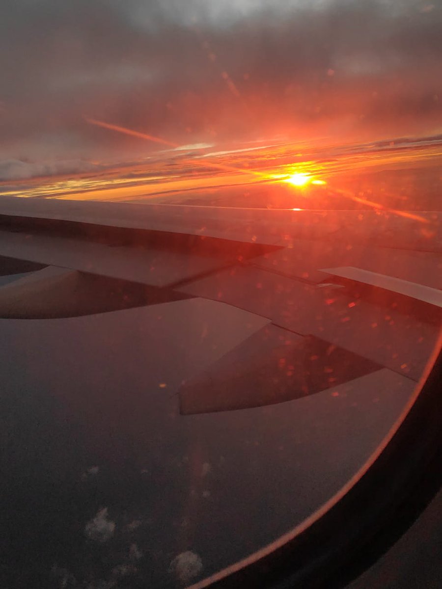 Good morning from Mumbai. It's great to be joining in after a long time!!! Looking forward to seeing all the lovely sunrise and sunsets 😍 Lovely midair #sunrise enroute to Kuala Lumpur 😍 #SundaySunsets @leisurelambie @sl2016_sl @FitLifeTravel @LiveaMemory