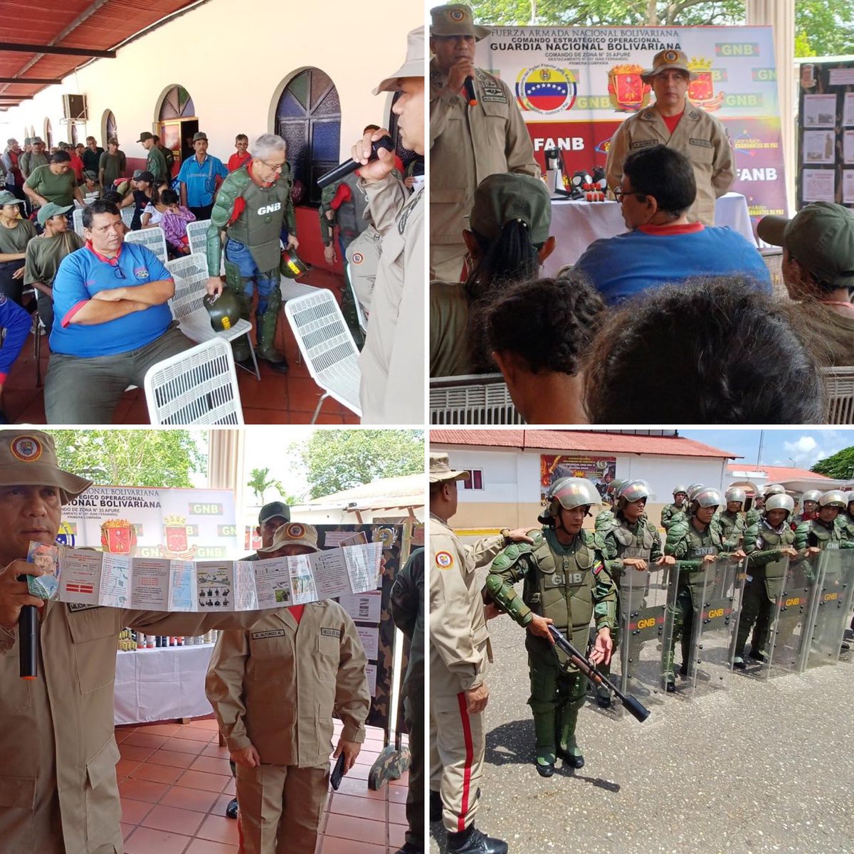 dhernandezlarez's tweet photo. #FANB jamás será indiferente a los enemigos de la Patria. Aquí está un pueblo en resistencia y en lucha perenne contra la dominación, el Comandante de ZODI Apure desde el CZ-GNB N°35 Apure, efectuaron revista y constataron la presencia física de los  hombres y mujeres adscritas a esta importante unidad para verificar sus niveles de preparación. 

Los integrantes de nuestra Gloriosa @Milicia_B1 en el CZ-GNB N°35 Apure están comprometidos con la defensa de la Patria bajo el principio constitucional de la corresponsabilidad bajo el método de MTRR y combate en áreas contruidas, con el firme propósito de continuar fortaleciendo la Defensa integral de la Patria.
Como Bolivarianos, jamás seremos indiferentes a las causas de la unión ! 
Leales siempre !

#IntegrarEsVencer