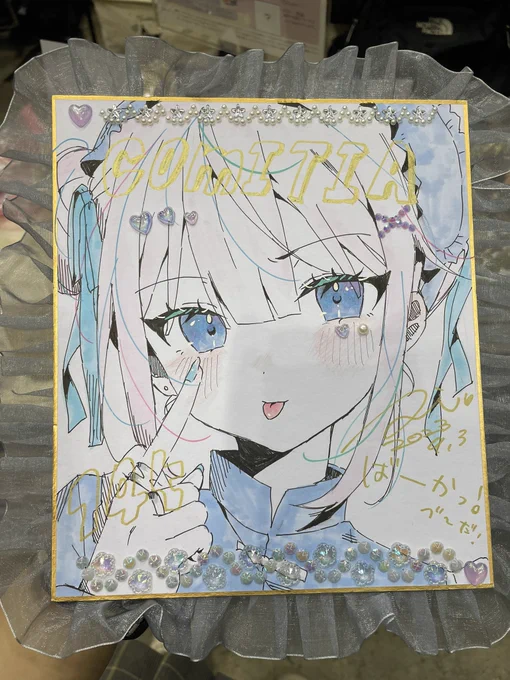 色紙一覧です!先着になります最初の2枚→2万円あとの2枚→15000円 