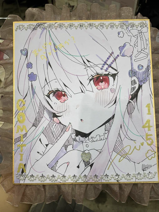 色紙一覧です!先着になります最初の2枚→2万円あとの2枚→15000円 