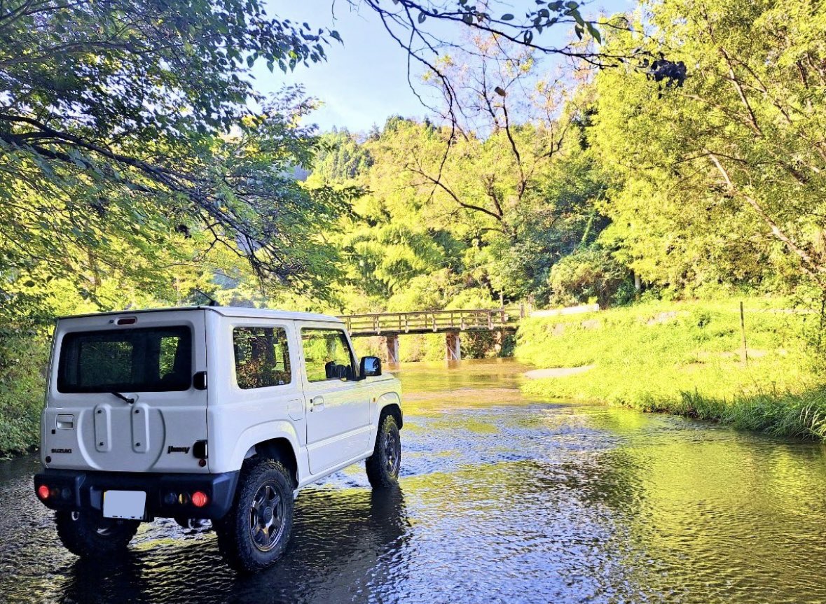 一昨日の水遊び😁
#ジムニーJB64
#東北の旅