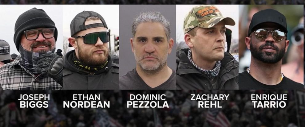 RuanoFaxas's tweet photo. @cnnbrk -Prosecutors are seeking 33 years behind bars for Enrique #Tarrio.
-Ethan #Nordean was sentenced to 18 years.
-Joseph #Biggs, 17 years.
-Zachary #Rehl, 15 years.
-Dominic #Pezzola, 10 years.
https://t.co/DmoGQEYtoe
#ProudBoys #Election #Capitol #Coup #Terrorism #Trump #Biden https://t.co/d50bpPF9k3