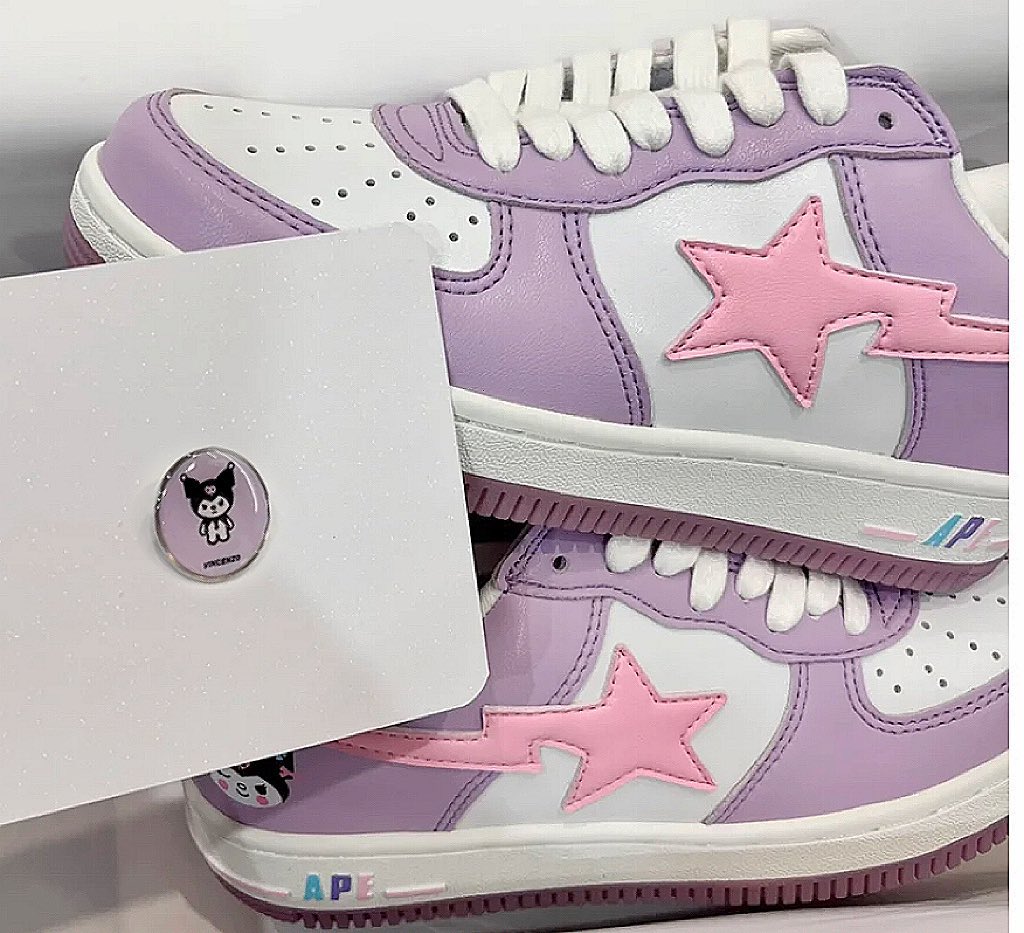 heartipink's tweet photo. kuromi shoes https://t.co/Ipn7BC3EkQ