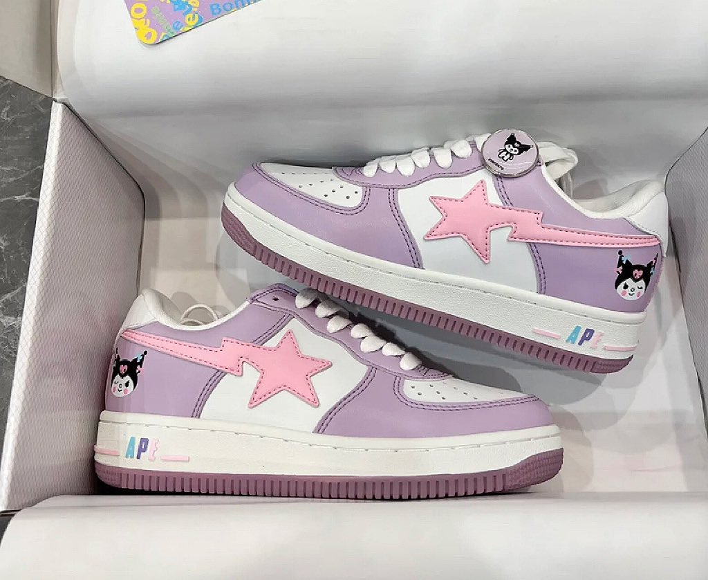 heartipink's tweet photo. kuromi shoes https://t.co/Ipn7BC3EkQ