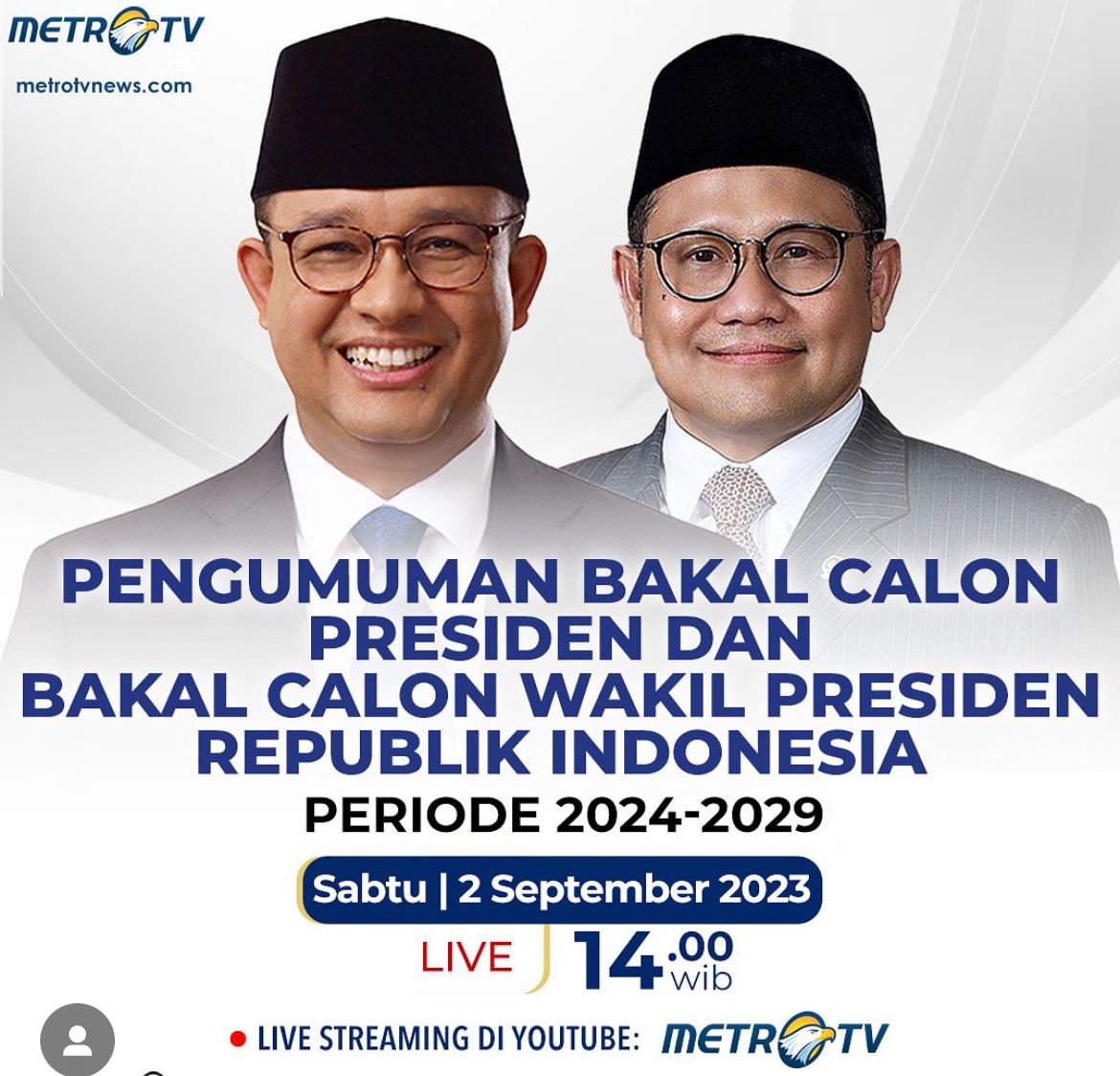 dm_sajo's tweet photo. #AMINIndonesiaLebihBaik
#AniesMuhaimin2024

Gus Imin Pemimpin Visioner, Komunikatif, Amanah, Islam Moderat, Indonesia Lebih Baik

@cakimiNOW
@DPP_PKB
@aniesbaswedan1 https://t.co/sRi0YPS9K2