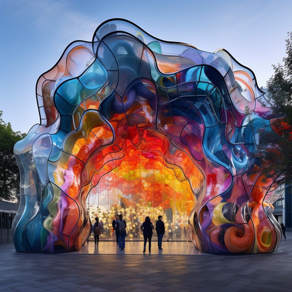 ArsitekturAI's tweet photo. Gallery design idea from recycled material.

#midjourneyartwork #midjourneyv52 #architecture #recycle https://t.co/tMPCUQZ1i0