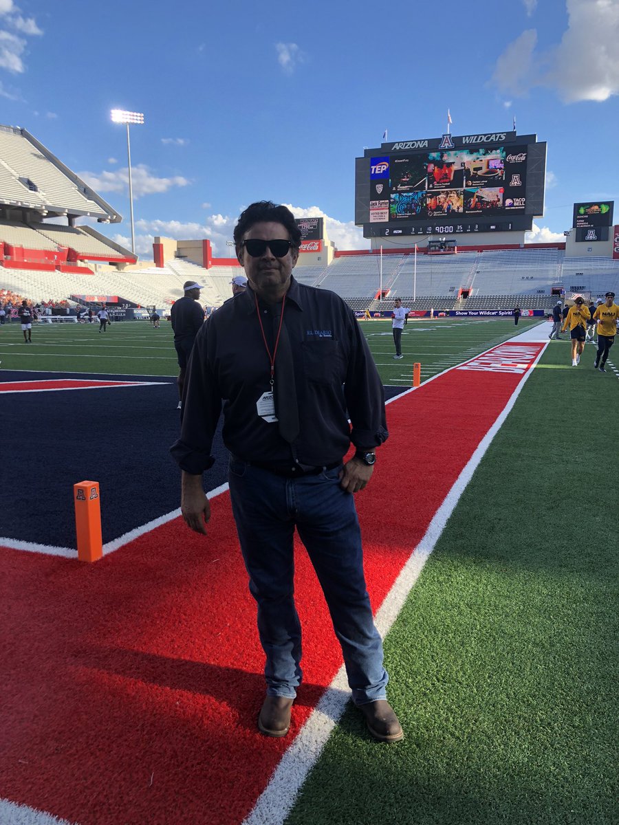 RCATimes's tweet photo. Cuatro años después… de regreso al #ArizonaStadium 🏈🏈 https://t.co/nkkkXbKQMy