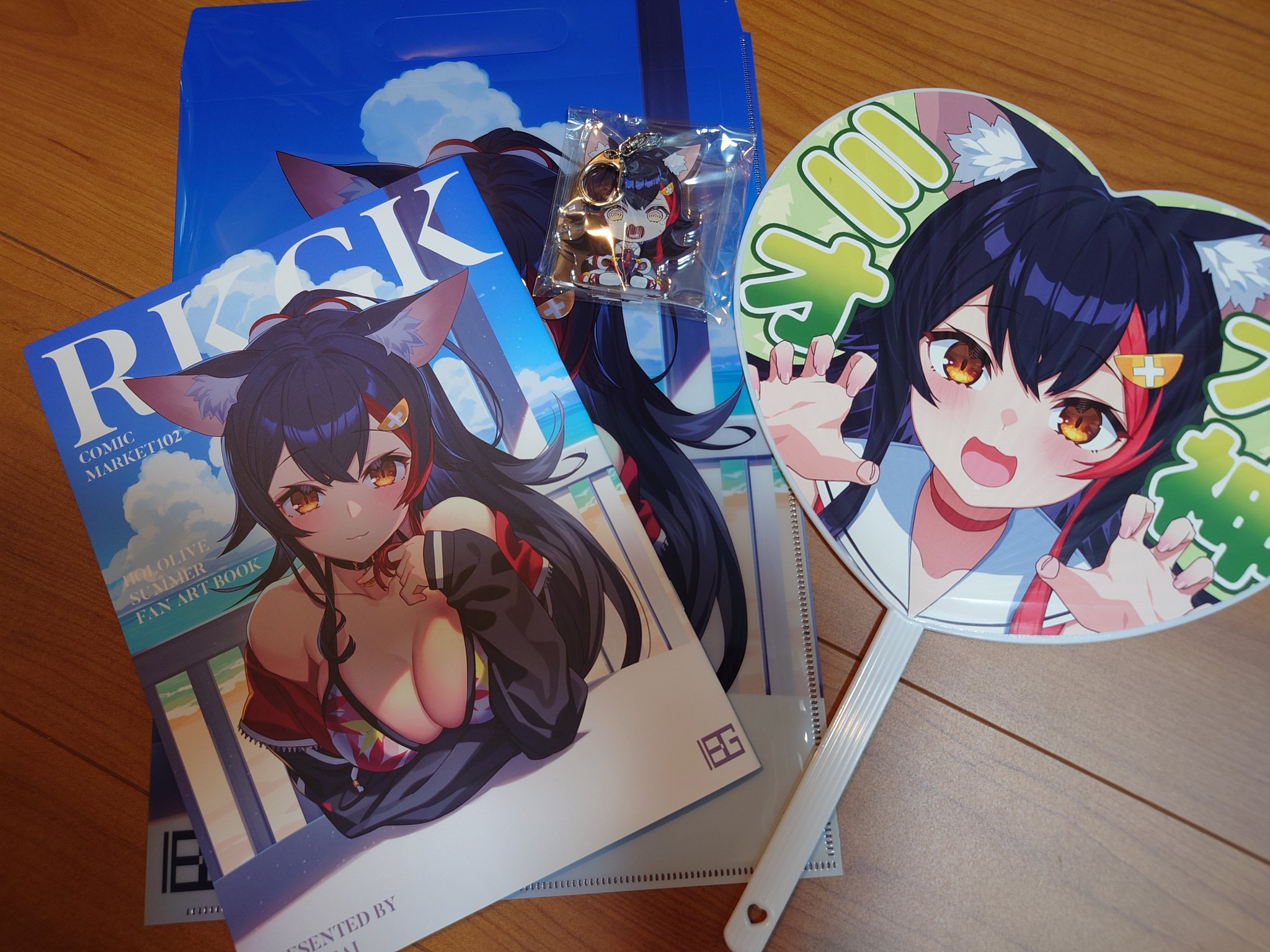 大陸間弾道少女 C106夏コミ新刊フルセット アクリルスタンド 泉彩 大神ミオ 大陸間弾道少女 C106夏コミ新刊フルセット アクリルスタンド 泉