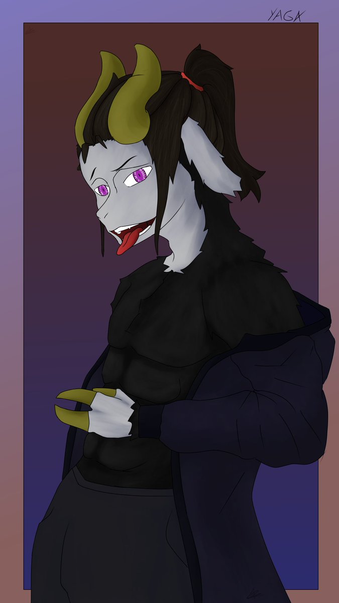 YagaxDraws's tweet photo. To start posting stuff in here i made a drawing of my fursona cause, why not?

#furryart #ilustration #furry https://t.co/G1P302gyND