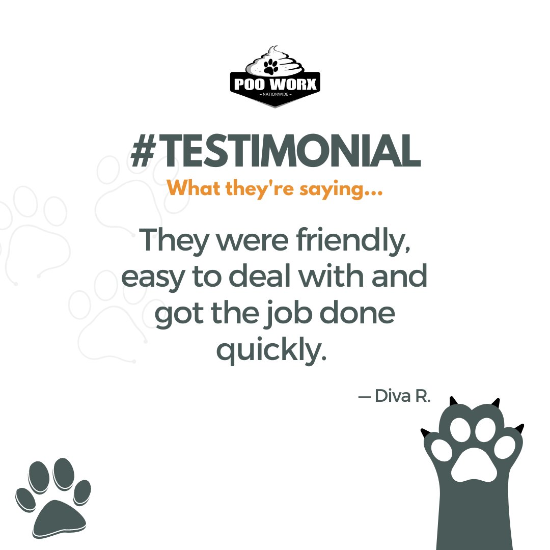 A hearty Thank You to Diva for leaving us some great feedback 🐾🎉 

#DivaApproved #HappyPetsHappyHearts #petwasteremoval #petwaste #dogwaste #dogpooppickup #ScoopThePoop #DogsofInstagram #PuppyLove #DogLovers #InstaDogs #DogLife #Doggo #furbaby #okanagan #canadadog #pooworx