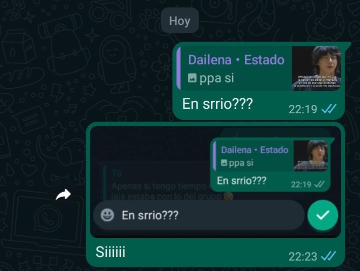 Me acabo de enterar que ahora se pueden editar los msjs de wpp... tiembla el asterisco