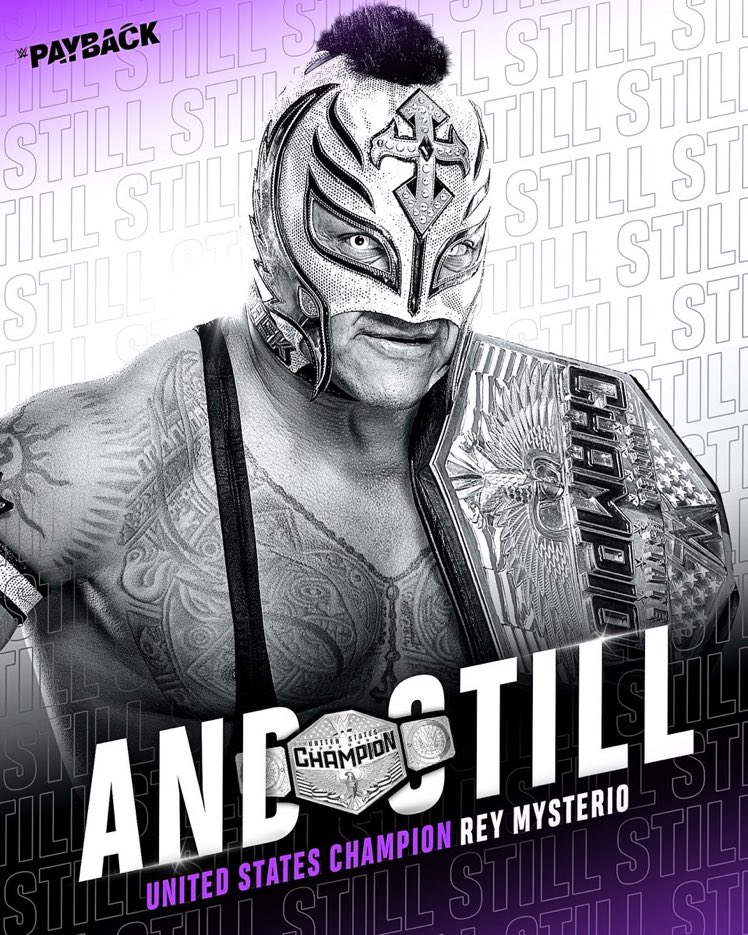 #USChampion <a href="/EraOfMasks/">Booyaka-Booyaka! | NOT @ReyMysterio</a>/@HeroAmongstMany wins big at #WWEPayback!

#AndStill