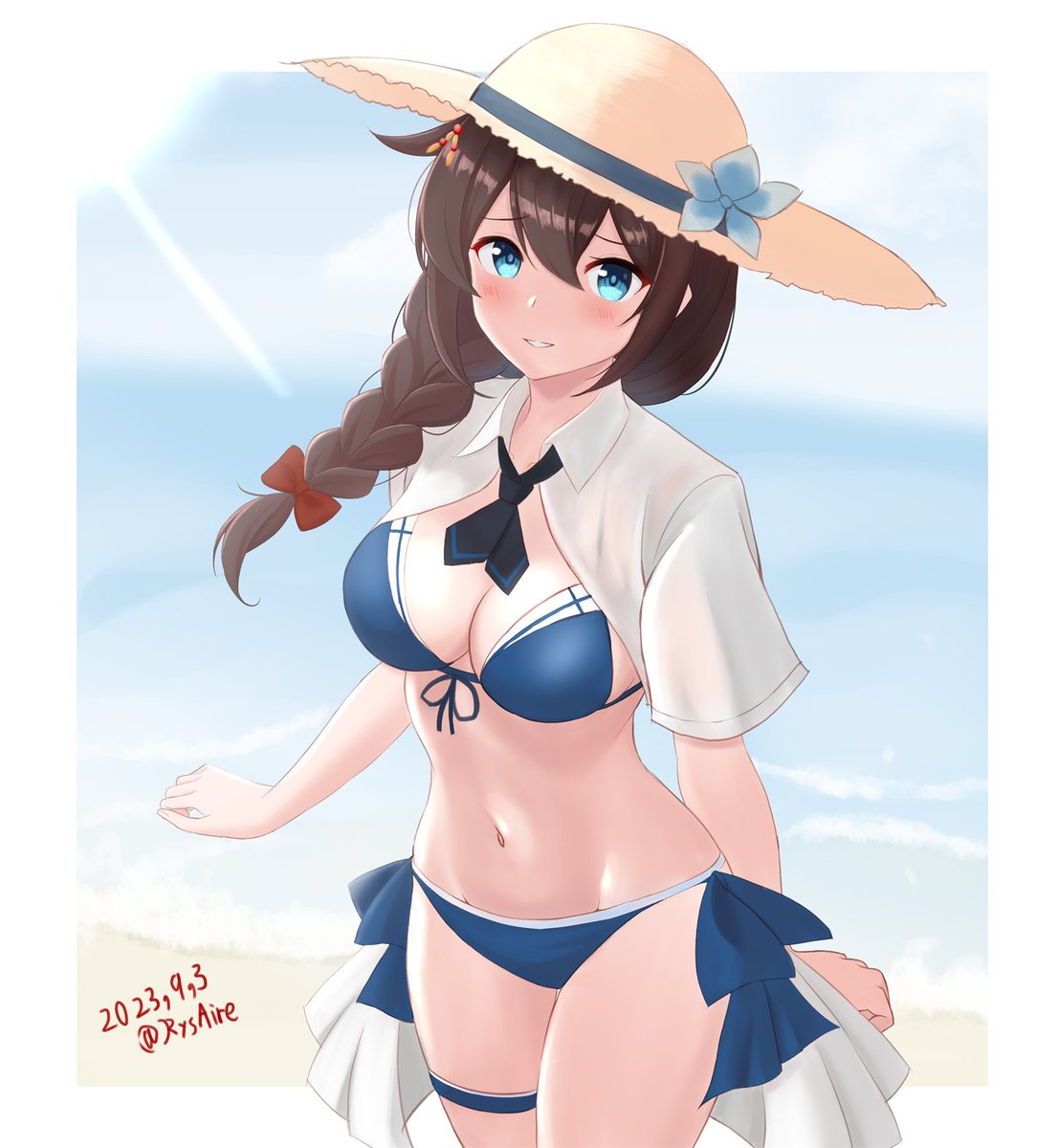 リハビリがてら大きな時雨。 