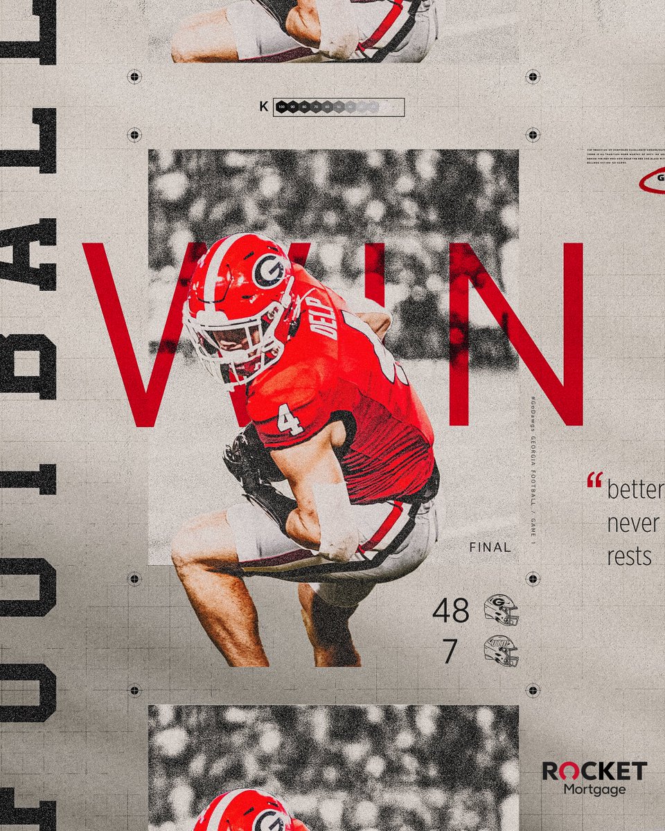 DAWGS on 🔝 #GoDawgs | @RocketMortgage