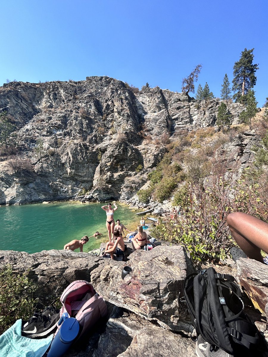 Went cliff jumping today. 🥱