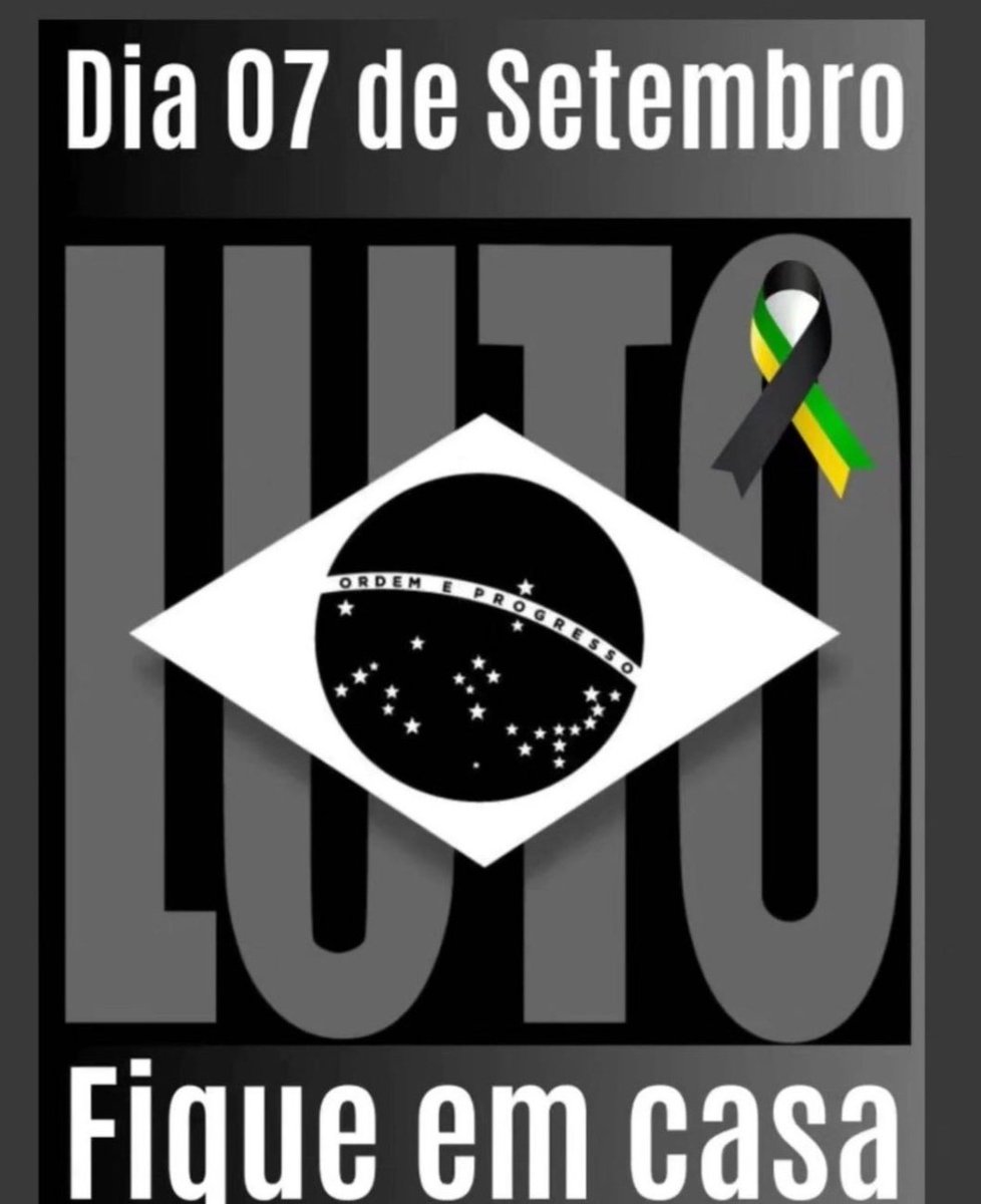 @Alicee_NoPais O BRASIL ESTÁ DE LUTO PELA MORTE DA VERDADEIRA DEMOCRACIA QUE ERA REPRESENTADA PELA CONSTITUIÇÃO FEDERAL. 🇧🇷
#FIQUEMEMCASA