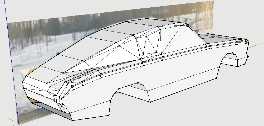 CalePutnam's tweet image. Anyhow, a 1966 &apos;Cuda is a bit more of a complex thing for SketchUp than the boxy Comet. #Retrogaming #Simracing #MTM2