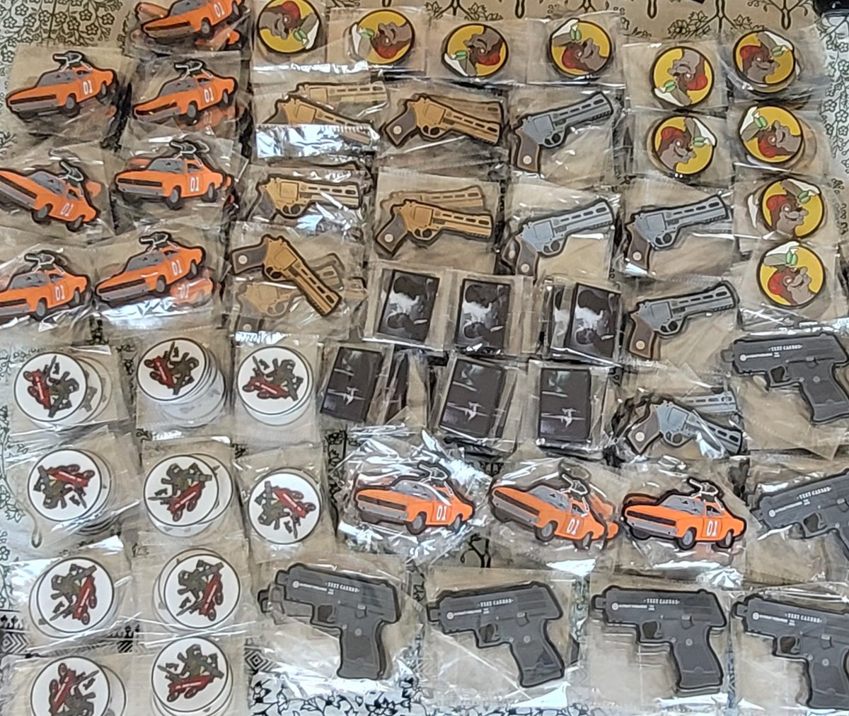gunslapguy's tweet image. It's gonna take me forever to catalog all these damn patches. Glad it's labor day weekend.
