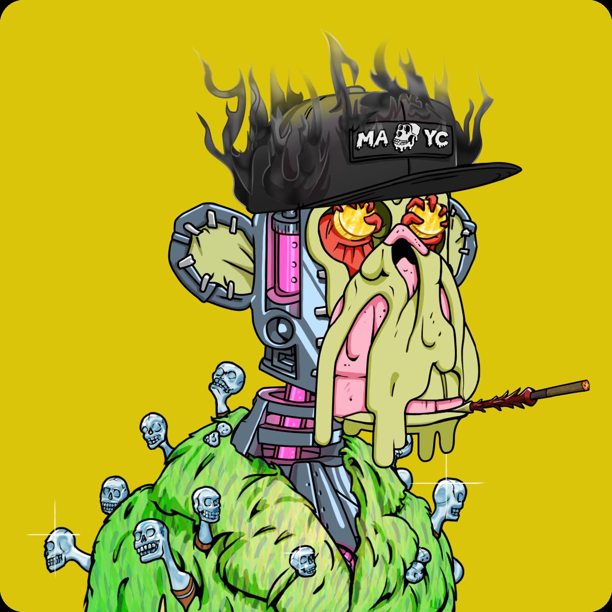 Thanks for the trade, @JustinAHertz!

My first MAYC back in the day was a robot fur and I'm happy to get another one 🔥🔥