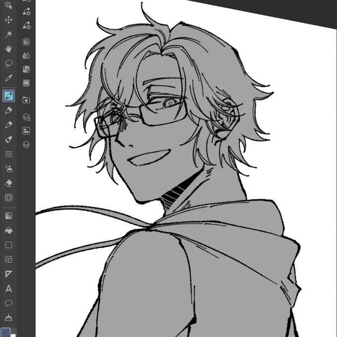 wip 比較的綺麗な顔 