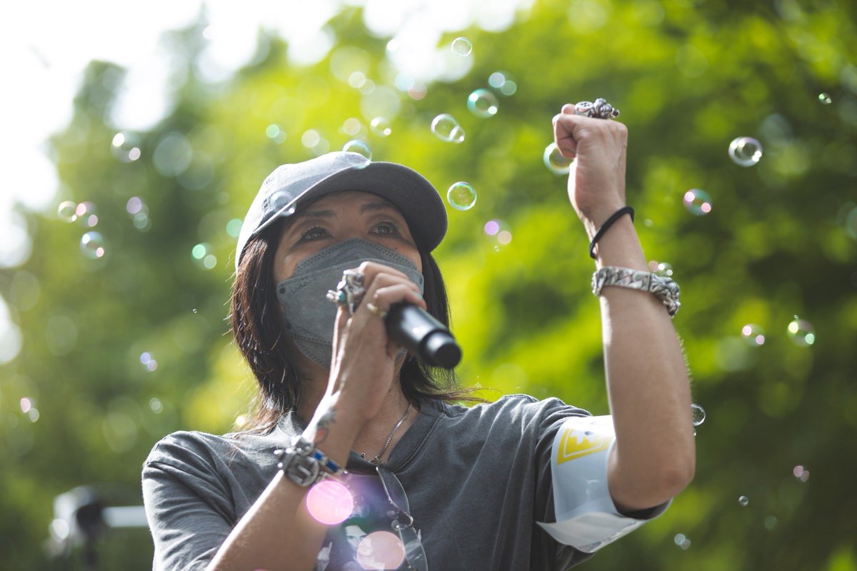 inochinoto's tweet photo. 【増税？ダメ♡絶対！デモ in 札幌】を行いました（9月2日）

#山本太郎 代表
#MisaoRedwolf（アクティビスト/首都圏反原発連合）
#佐々木一夫 (深川市議会議員)

動画はリンク先からご覧いただけます☝🏻👀
https://t.co/oLZzmcChK5

#れいわ #れいわ新選組
#山本太郎 #北海道 #札幌
#増税ダメ絶対デモ https://t.co/ku7kxdQ6U6
