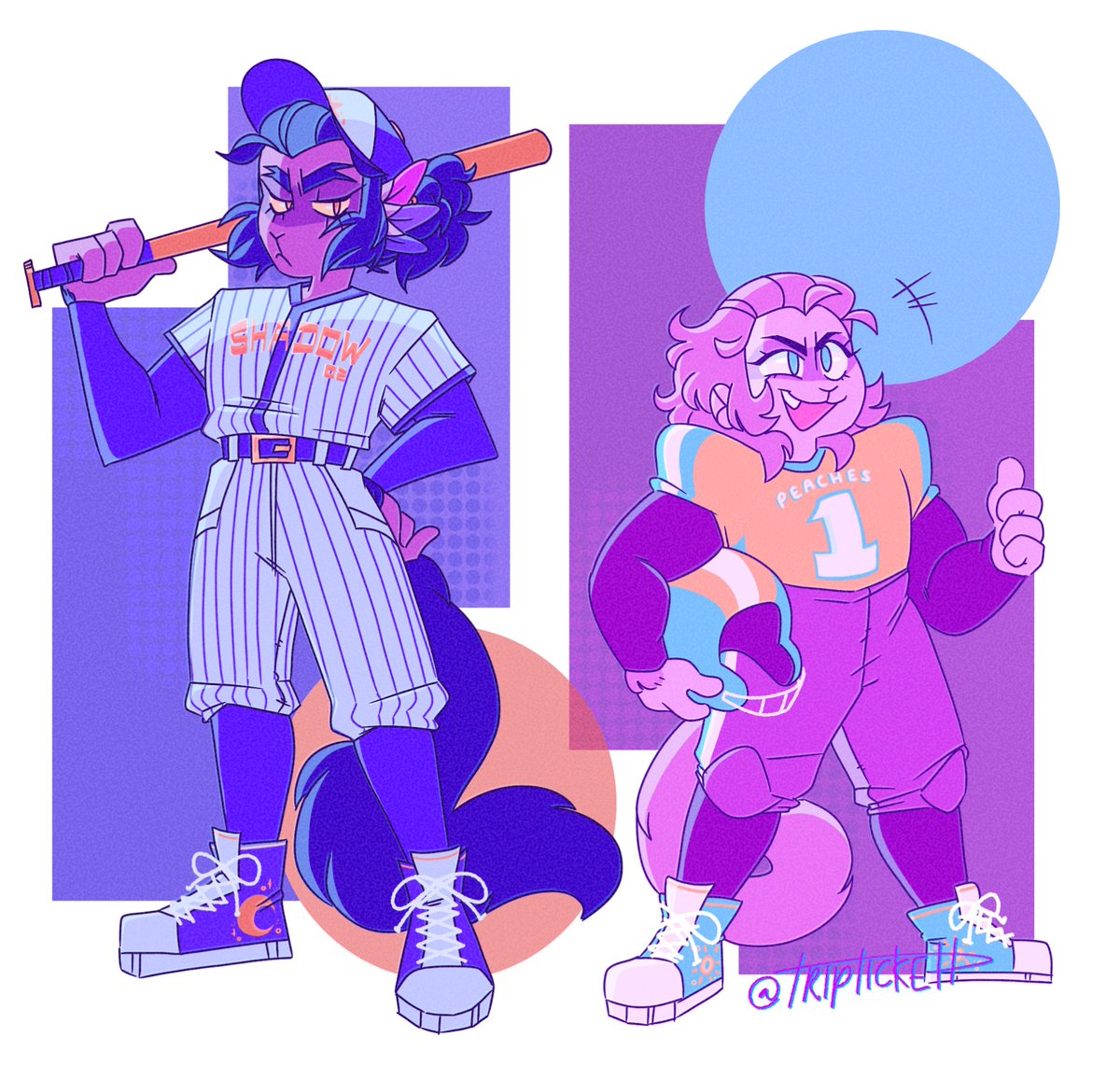 TripTickett's tweet photo. why were we drawing them in sports uniformsn againffghhgj

 #LMKfanart #MonkieKidFanart #shadowpeach https://t.co/i30zJPBD6s