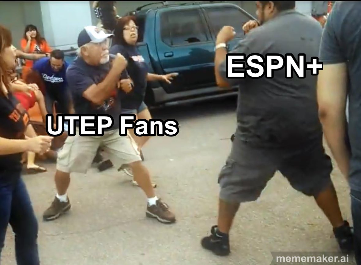 Anybody else feel like this? 

#UTEP #UTEPfootball @ESPNPlus