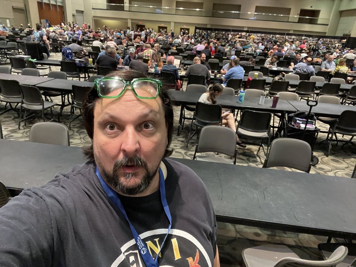 My day at @GrandConGC. Loved meeting @JenCam1981 and seeing @ourfamplaygames again. #boardgame #boardgames #game #games #gamer #grandcon #convention #tabletopgames #tabletopgame #tabletopgamer