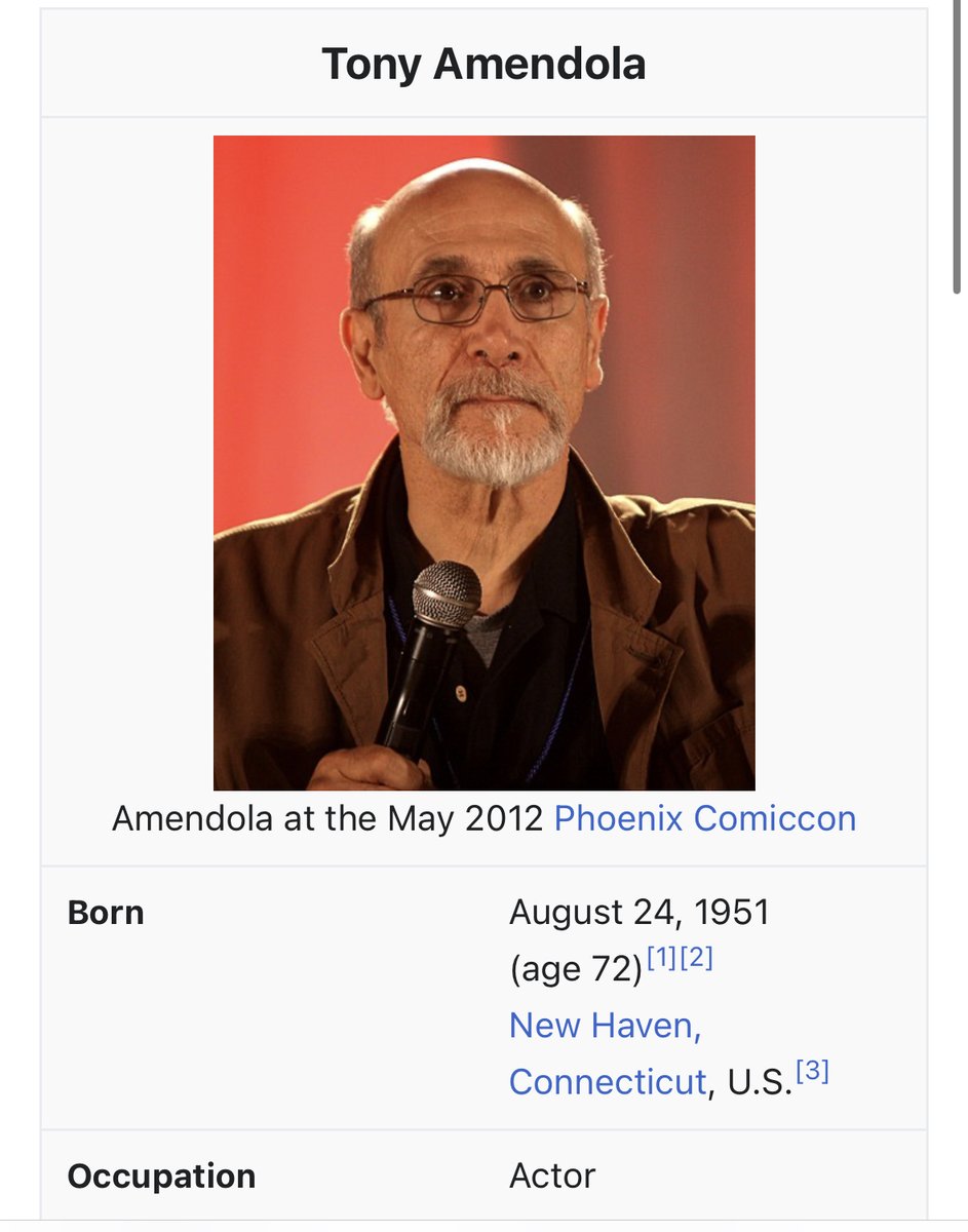 Tony Amendola? More like F. Murray AIN'Tbraham