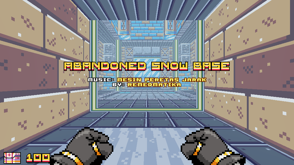 malapetakaDEV's tweet image. Now Level Title &amp;amp; BGM Title + BGM Artist will be displayed on screen every time we enter a new level.

#screenshotsaturday #GZDoom #pixelart #chiptune #gamedev #indiedev