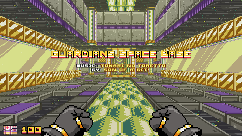 malapetakaDEV's tweet image. Now Level Title &amp;amp; BGM Title + BGM Artist will be displayed on screen every time we enter a new level.

#screenshotsaturday #GZDoom #pixelart #chiptune #gamedev #indiedev