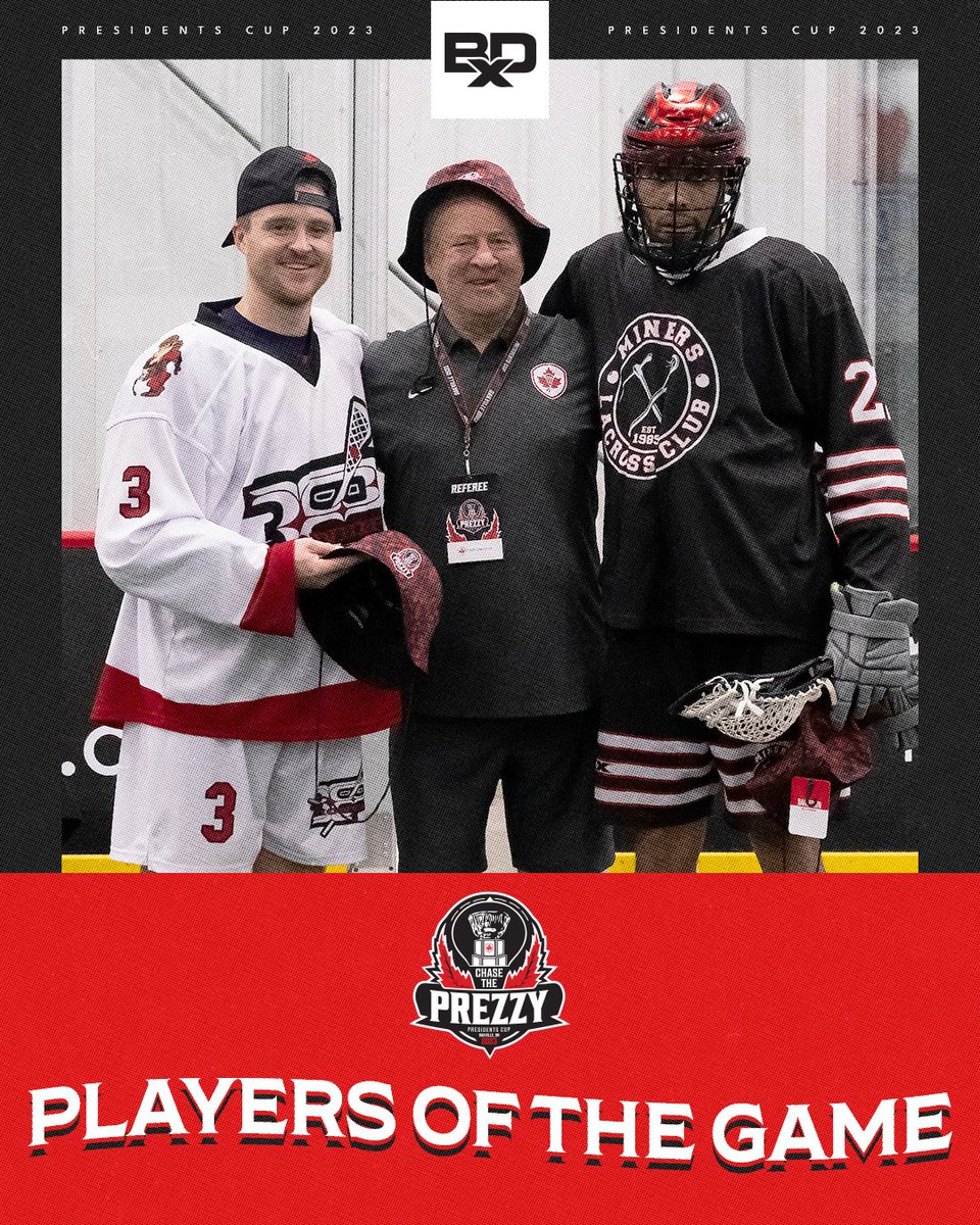 ChaseThePrezzy (@chasetheprezzy) on Twitter photo Time to announce the final <a href="/BardownLax/">BARDOWN LACROSSE</a> Players of the Game!
<a href="/LadnerPioneers/">Ladner Pioneers</a> - # 3 <a href="/shanksy33/">Shanks</a>
<a href="/MinersLacrosse/">Miners Lacrosse Club</a> - #22 Levi Anderson Time to announce the final <a href="/BardownLax/">BARDOWN LACROSSE</a> Players of the Game!
<a href="/LadnerPioneers/">Ladner Pioneers</a> - # 3 <a href="/shanksy33/">Shanks</a>
<a href="/MinersLacrosse/">Miners Lacrosse Club</a> - #22 Levi Anderson