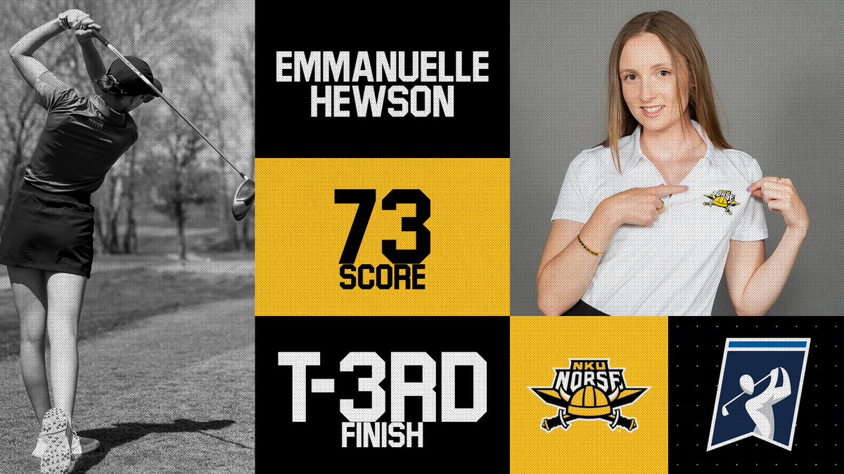 NKU Women's Golf ๐๏ธโโ๏ธ (@nkunorsewgolf) on Twitter photo Norse finish ๐ฆ๐๐๐ข๐ก๐ to open the fall!!๐ค
<a href="/emmanuellehews2/">Emmanuelle Hewson</a> leads NKU at the YSU Kickoff with a 3๐ง๐ ๐๐ก๐๐๐ finish!!๐ฅ
๐ฐ - bit.ly/3Ple0o0
<a href="/NKUNorse/">Northern Kentucky Athletics</a> | #NorseUp Norse finish ๐ฆ๐๐๐ข๐ก๐ to open the fall!!๐ค
<a href="/emmanuellehews2/">Emmanuelle Hewson</a> leads NKU at the YSU Kickoff with a 3๐ง๐ ๐๐ก๐๐๐ finish!!๐ฅ
๐ฐ - bit.ly/3Ple0o0
<a href="/NKUNorse/">Northern Kentucky Athletics</a> | #NorseUp