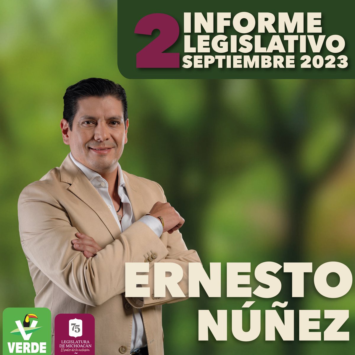ernesto_nu's tweet photo. Amigas y amigos este mes presentaré mi segundo informe legislativo, quiero platicarles de los buenos resultados que hemos obtenido en el @CongresoMich de la mano de ustedes, iniciativas que ahora son leyes que benefician a distintos sectores. https://t.co/hpCwLxQM1L