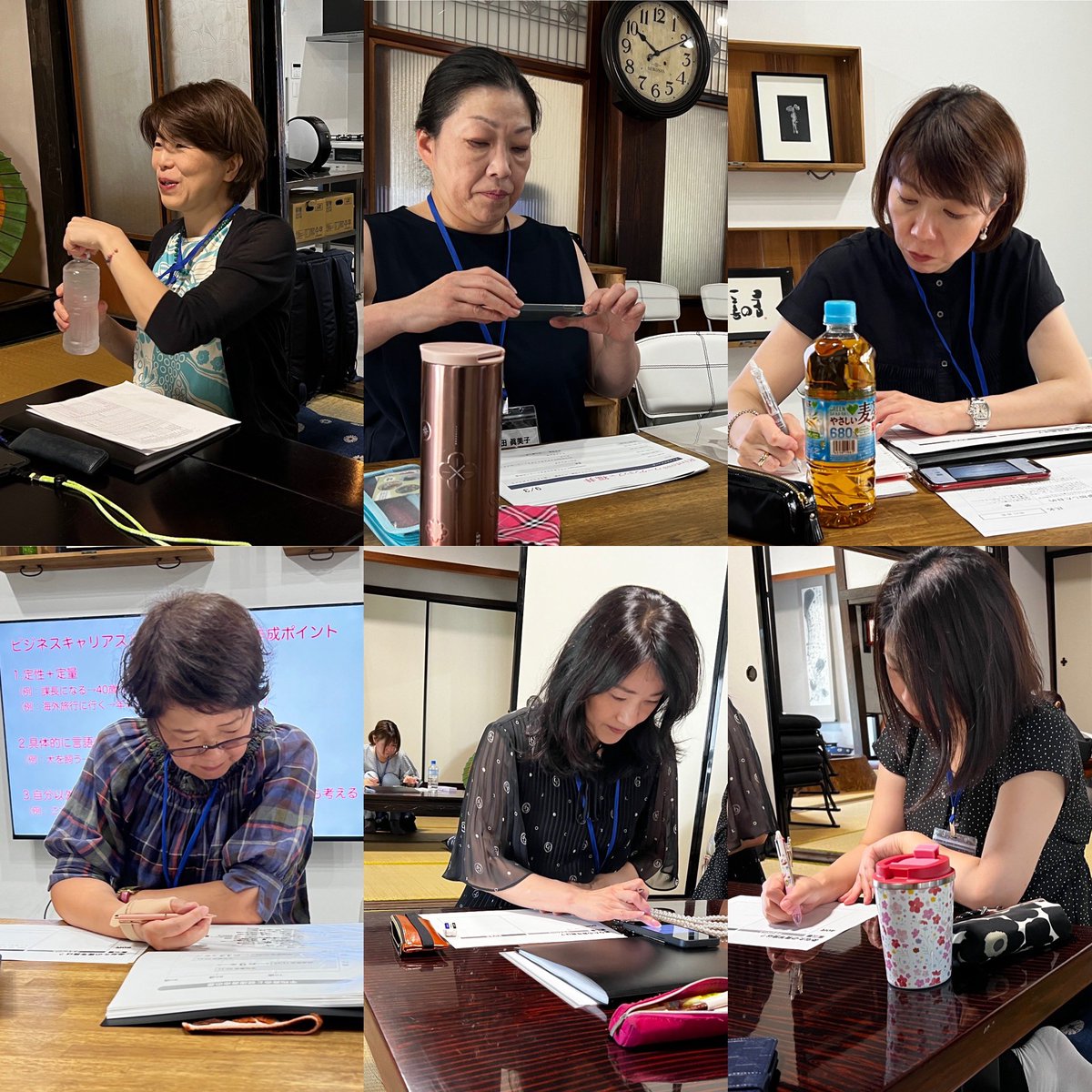 maedakamari's tweet photo. Rintossワークショップin福井 Day2
今日は今朝から振り返りと内観とこれから100歳までのプライベートとビジネスを見つめながら自己開示する一日です。
ステキな参加者の皆様が最高の場づくりをしていただけております♪
#Rintoss
#女性活躍
#内観
#未来のデザイン
#福井
#鯖江 https://t.co/sbDmB2hJv7