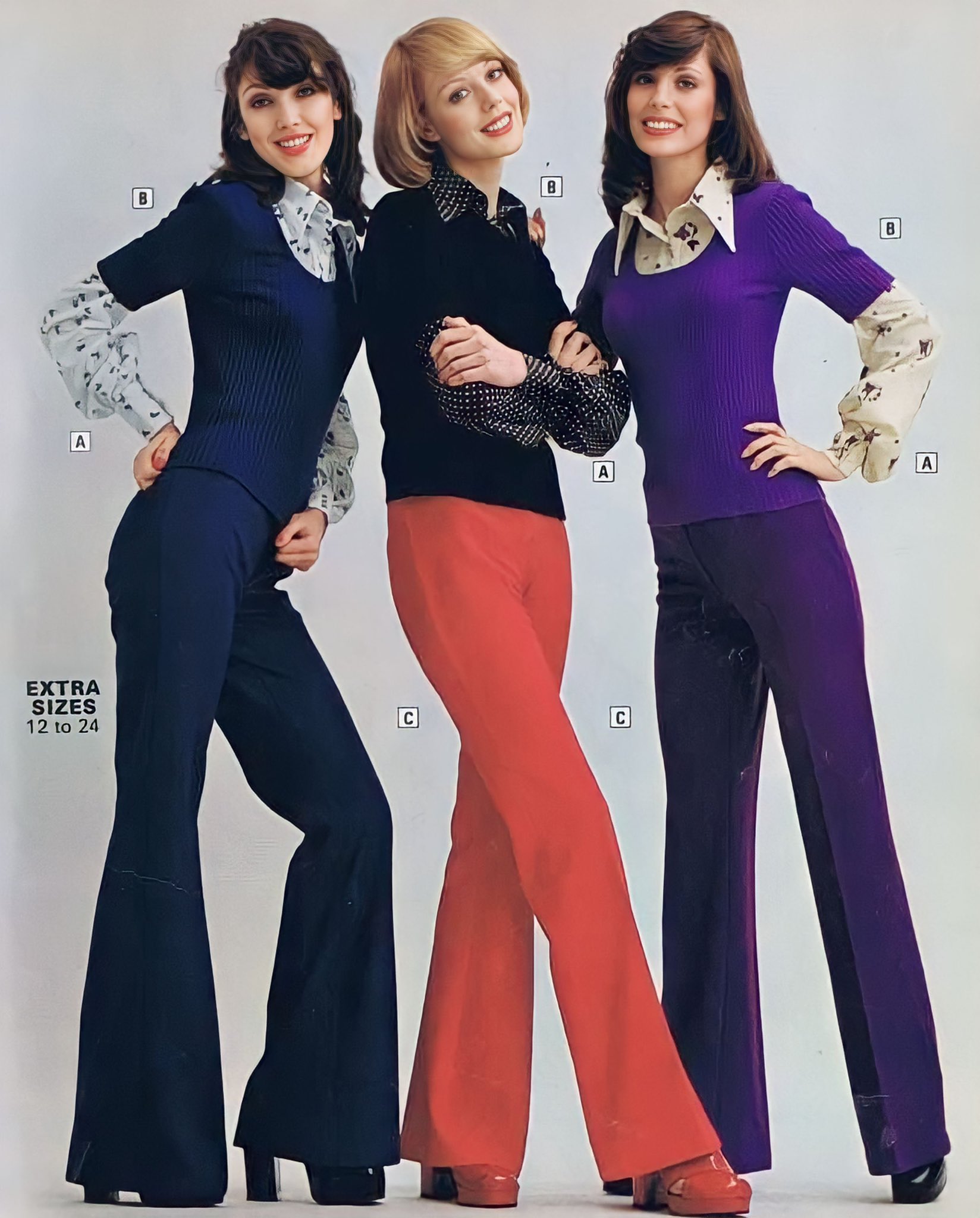 70s Fashion on X: Perfect Pants #1970s #pants #70sfashion   / X