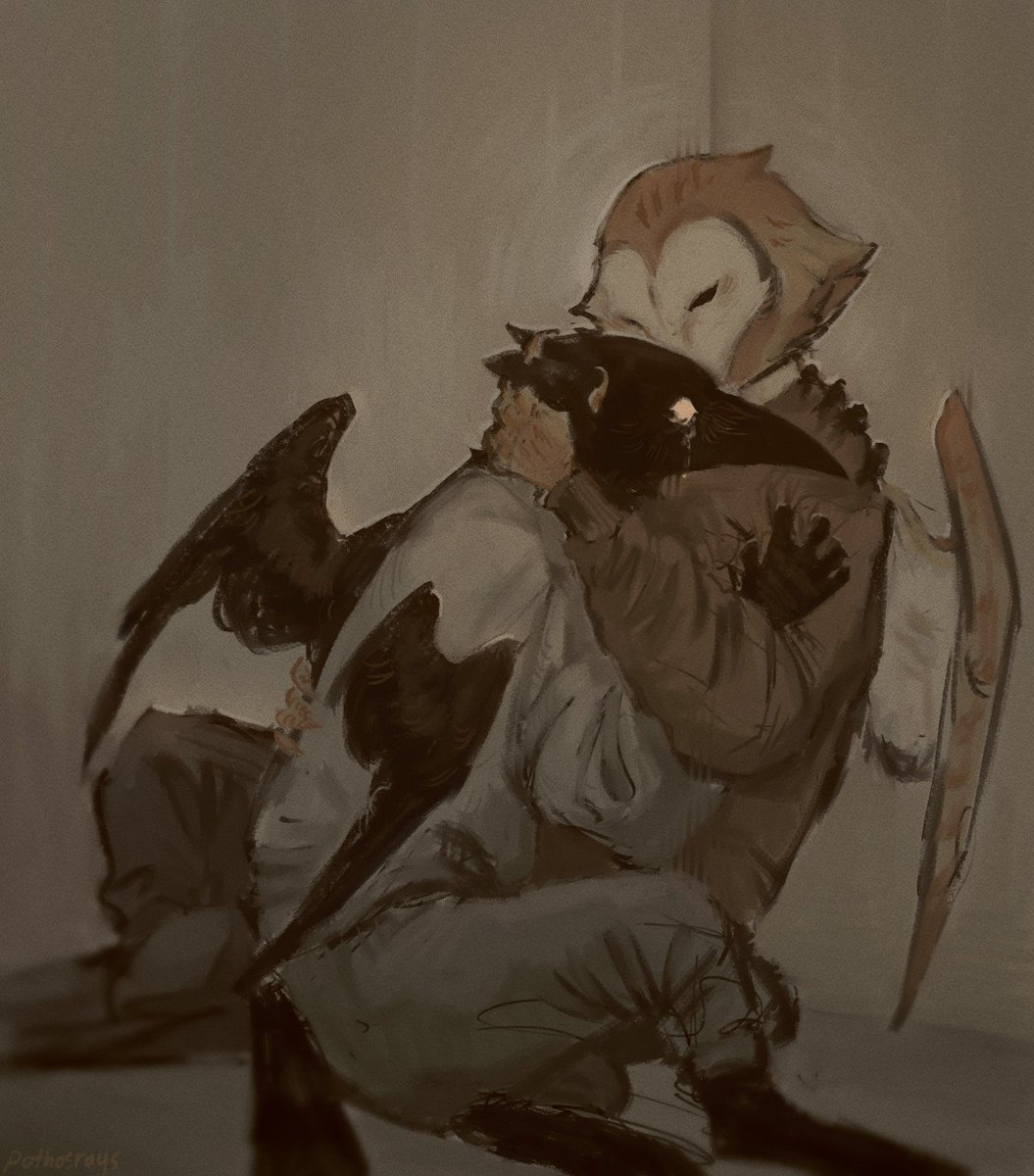 pothosrays's tweet image. crow 819