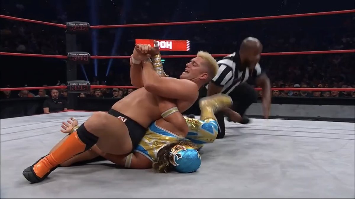 #RingOfHonorWrestling 31/08/2023 MATCH NO1:
ZACK SABRE JR(C) VS METALIK
WINNER BY SUBMISSION=ZACK SABRE JR
#ROH #RingOfHonor #Wrestling #ProWrestling #AndStill