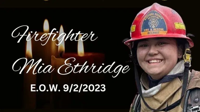 Mia Ethridge

Member of <a href="/IAFFofficial/">International Association of Fire Fighters</a> Local 4779, FF/EMT with <a href="/LFems/">LouisaFEMS</a> 

She was a Firefighter
She was 20 years old
She IS and always will be OUR SISTER!

Rest In Peace Sister Ethridge, may flights of angels sing thee to thy rest.

We will Remember Her.

wjla.com/news/local/lou…