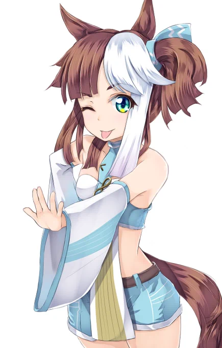 メロディーレーンちゃん丹頂ステークスがんばれ〜#オリジナルウマ娘 #メロディーレーン 