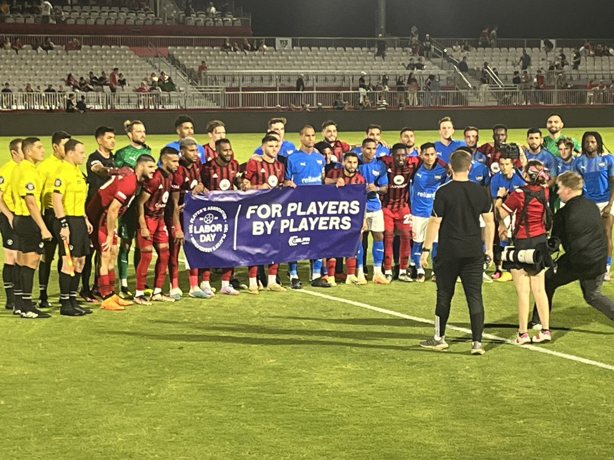 Great seeing <a href="/USLPlayers/">USLPA</a> united across <a href="/USLChampionship/">USL Championship</a>/<a href="/USLLeagueOne/">USL League One</a> for Labor Day. 

“For Players, By Players” is more than just a motto- it’s about Players uniting to make their voice is heard in the growth of the sport. Turbo could not be more proud to serve these Players.