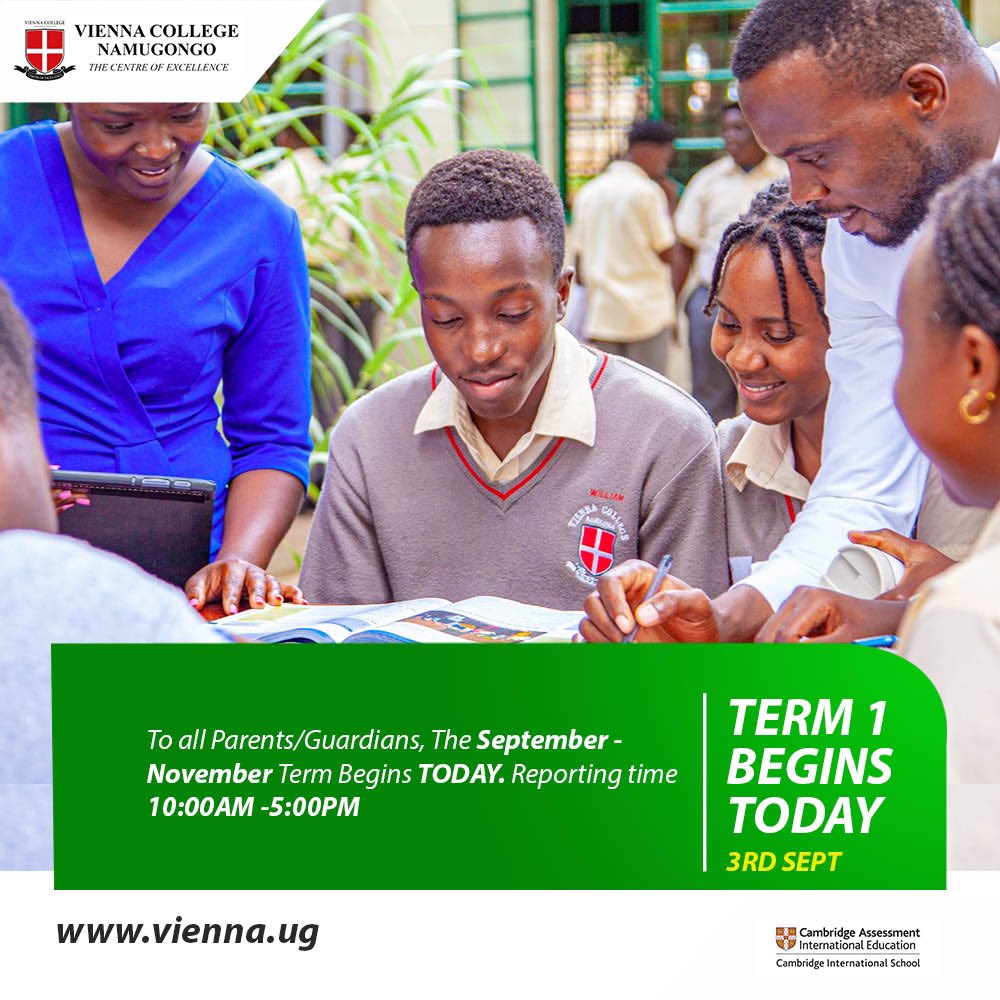Viennacollegeug's tweet image. Welcome back 😊📚 
let us achieve another milestone of life together. With God at our side, with the support of parents/guardians, and the hardworking staff at Vienna, we shall surely triumph  #Term1 #Studies #Begin #Cambridgestudies