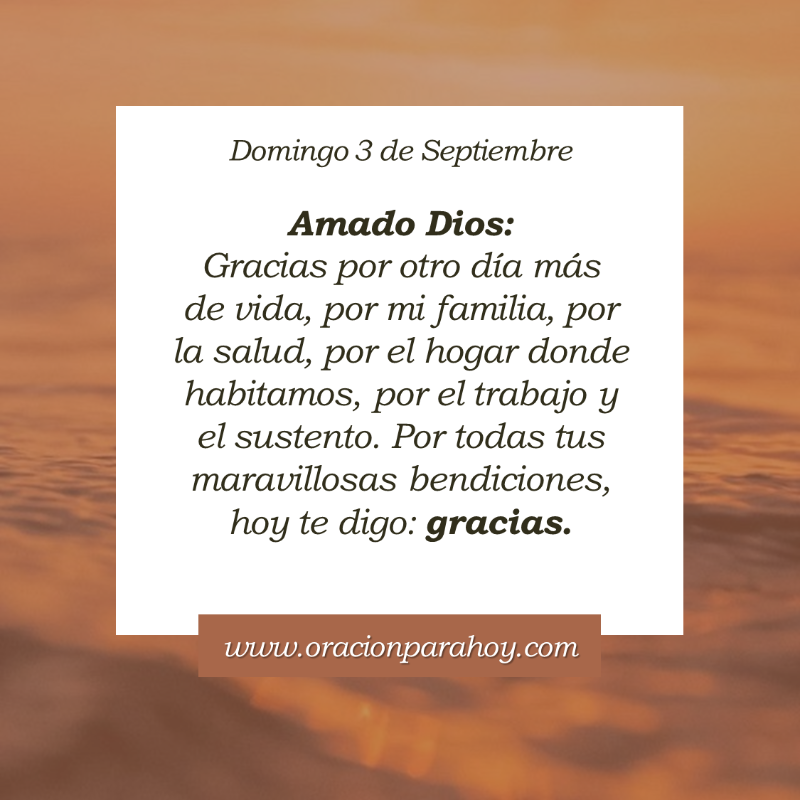 OracionParaHoy's tweet photo. Oración para hoy 3 de septiembre: https://t.co/0ZtvtvOLz9