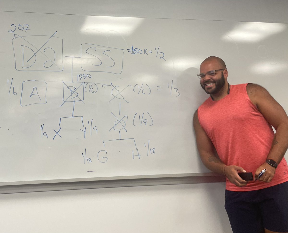 Lillian_Zepeda's tweet photo. Who said lawyers can’t math hard too? @_yates317  Happy 4L year! https://t.co/6KOChO2X9d