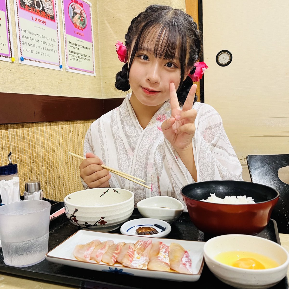 takakappa's tweet image. お昼なう🍚
#ひゅうがめし #味倉 #松山グルメ
#Mihiro #み～にゃんず #mi_nyanz