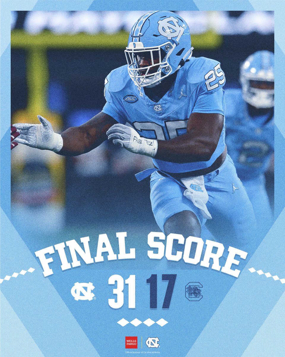UNCFootball's tweet image. 𝐓𝐚𝐫 𝐇𝐞𝐞𝐥𝐬!

#CarolinaFootball🏈 x #UNCommon x @WellsFargo