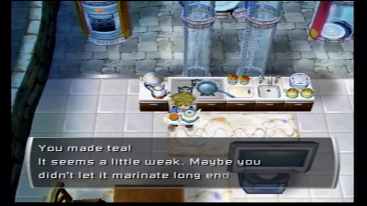 JanelleWaz's tweet photo. Excuse me, but MARINATE TEA?!?!
#InnocentLife #HarvestMoon #PS2 #Playstation2 #Playstation2Games #PS2Games #VideoGames #RetroGames #RetroVideoGames https://t.co/7MZCFkDTCC