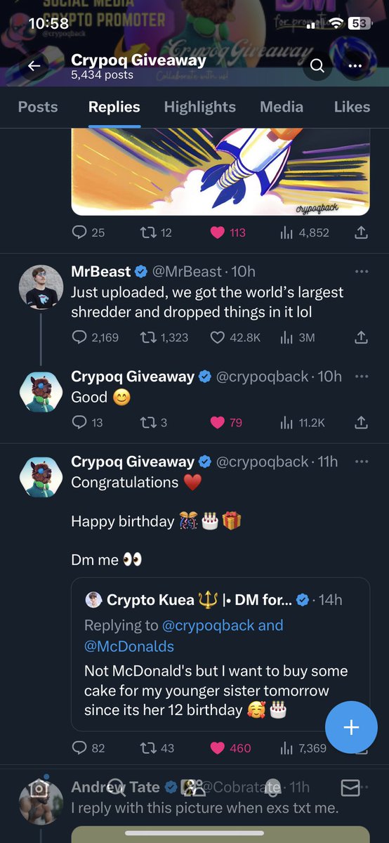 nethnez's tweet photo. @crypoqback I hope you will notice me. @crypoqback https://t.co/yHo4fN0otz